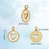 Real 18K Gold Plated Brass Pendants FIND-SZ0002-54C-7