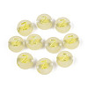 Luminous Frosted Acrylic Beads FACR-T008-02Z-1