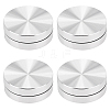 AHADERMAKER 4Pcs Aluminum Turntable Base Table Tray FIND-GA0003-64-1