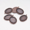 Zinc Alloy Pendant Settings for Cabochon & Rhinestone LS-PALLOY-A15257-R-FF-2
