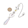 Alloy Planet Moon Hanging Ornaments HJEW-JM03018-3