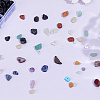 150G 15 Styles Natural & Synthetic Mixed Gemstone Chip Beads G-PA0001-95-7