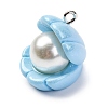 Opaque Resin Pendants RESI-P043-01P-04-2