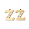 Real 14K Gold Plated 304 Stainless Steel Pendants STAS-L022-157G-Z-1