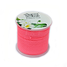 20M Polyester Braided Cord for Jewelry Making OCOR-G015-04A-07