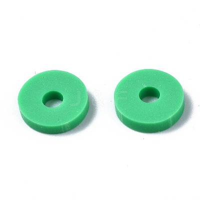 Handmade Polymer Clay Beads CLAY-R067-6.0mm-B06-1