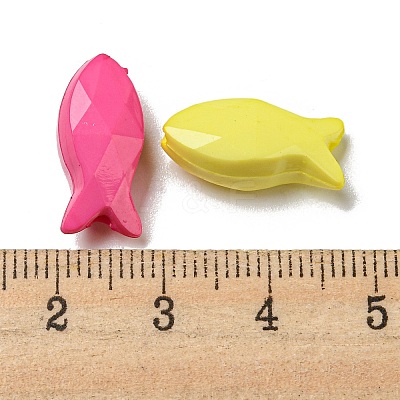 Opaque Acrylic Beads PACR-C006-17-1