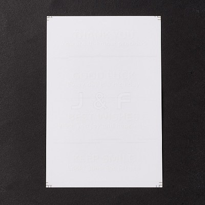 Waterproof PVC Self-Adhesive Stickers DIY-A031-10-1