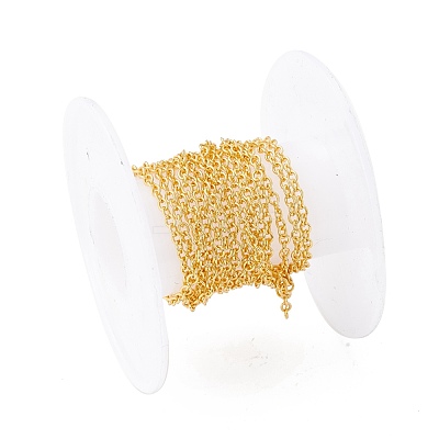 Brass Cable Chains CHC-O001-11G-1