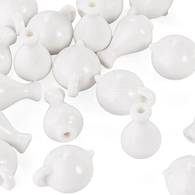 20Pcs 2 Styles Porcelain Miniature Ornaments DJEW-TA0001-53-1