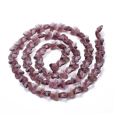 Transparent Glass Beads GLAA-Q066-14mm-B04-1