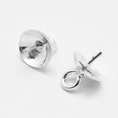 925 Sterling Silver Pendant Bails STER-E050-08S-1