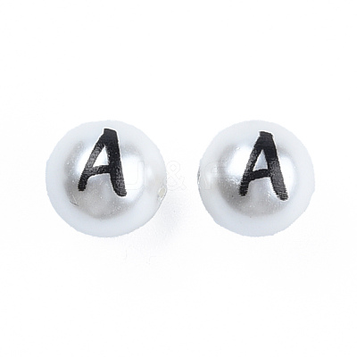 ABS Plastic Imitation Pearl Beads KY-N015-148A-1