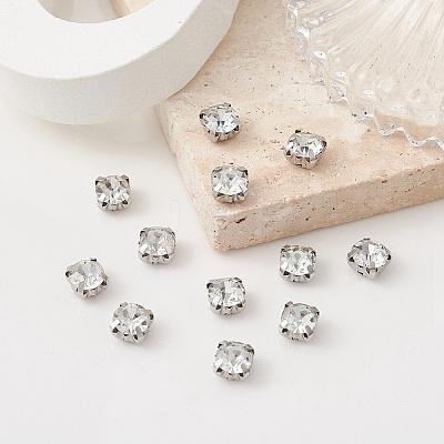 Square Sew on Rhinestone FIND-YW0003-10D-1
