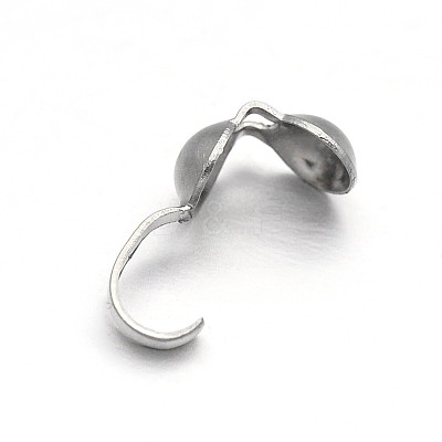 Tarnish Resistant 304 Stainless Steel Bead Tips STAS-N071-10-1