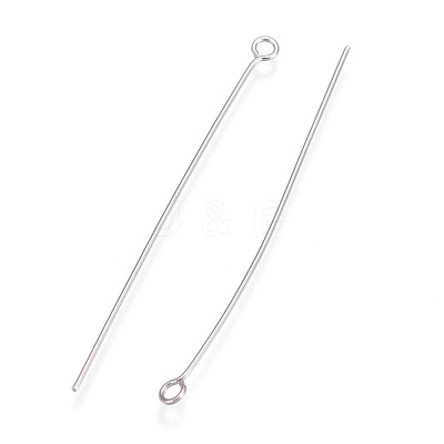 Tarnish Resistant 304 Stainless Steel Eye Pins STAS-I097-089-04P-1