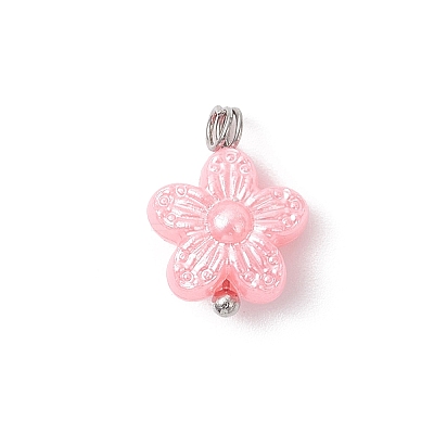 Opaque Acrylic Pendants PALLOY-JF04333-01-1