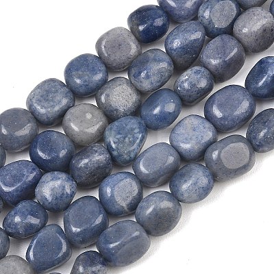 Natural Blue Aventurine Beads Strands GG-CBA787B-A17-1