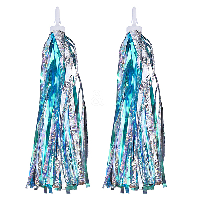 Kids Plastic Tassel Ribbon AJEW-CN0006-63A-1
