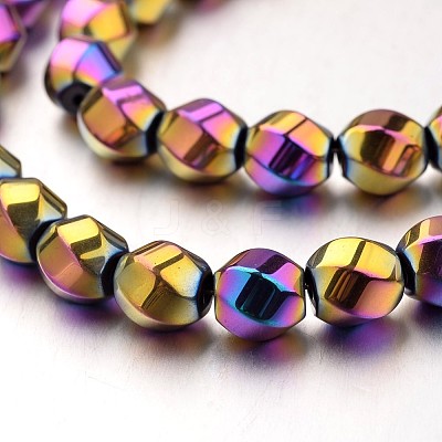 Electroplate Non-magnetic Synthetic Hematite Beads Strands G-F300-13-02-1