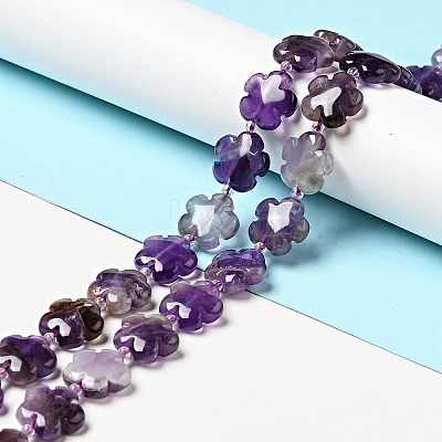 Natural Amethyst Beads Strands G-D475-02K-1