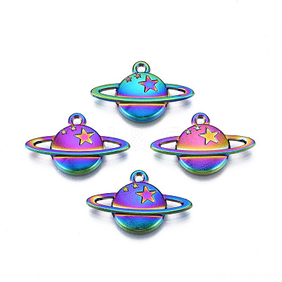 Rainbow Color Alloy Pendants PALLOY-N156-207-1