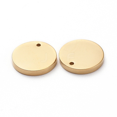 PVD Vacuum Plating 304 Stainless Steel Stamping Blank Tag Charms STAS-G215-11G-1