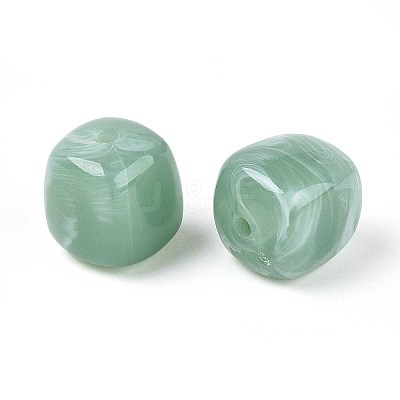 Opaque Acrylic Beads OACR-ZX006-33I-1