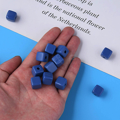 Opaque Acrylic Beads MACR-S373-141-A16-1