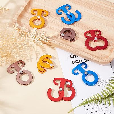 8Pcs 4 Colors Aluminum Alloy Guyline Cord Adjuster TOOL-FH0001-17-1