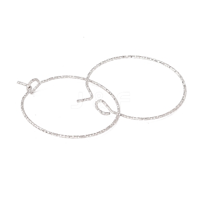 316 Surgical Stainless Steel Hoop Earrings Findings STAS-D183-02P-02-1