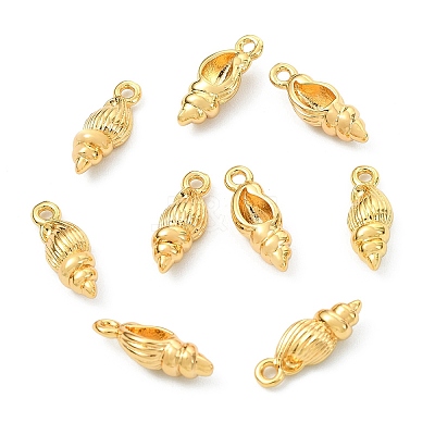 SHEGRACE Brass Shell Shape Charms XGR0171G-103G-1