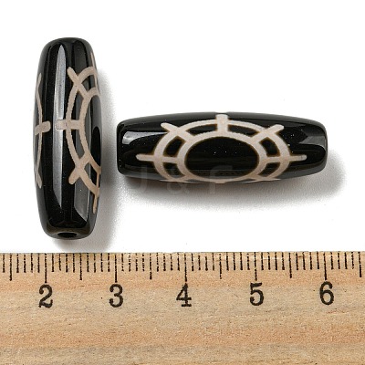 Tibetan Style dZi Beads Strands G-P526-B12-1
