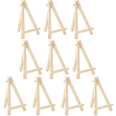 Foldable Wood Triangle Easel WOOD-WH0022-55B-1