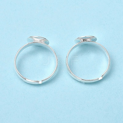 Brass Pad Ring Base Findings EC022-S-1