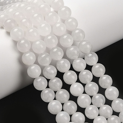 Natural Malaysia Jade Bead Strands G-A146-8mm-A29-1