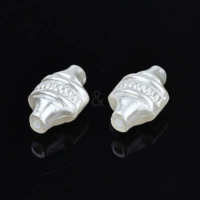 ABS Plastic Imitation Pearl Beads OACR-N008-132-1