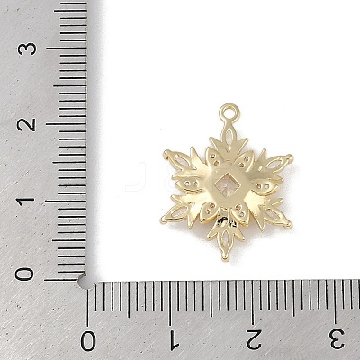 Christmas Theme Brass Micro Pave Cubic Zirconia Pendants LS-KK-Z065-01-02G-1