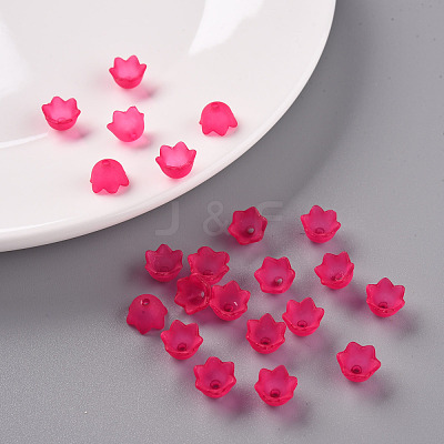 Transparent Acrylic Beads Caps PL543-12-1