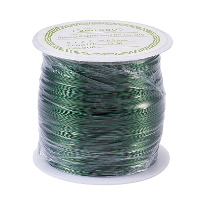 Round Copper Beading Wire for Jewelry Making YS-TAC0004-0.3mm-06-1