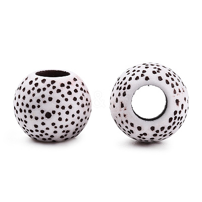 Imitation Bodhi Acrylic Beads OACR-S014-02A-1