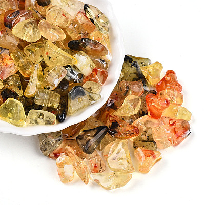 Transparent Acrylic Beads TACR-T028-37H-1