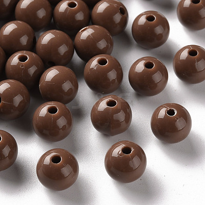Opaque Acrylic Beads MACR-S370-C10mm-A17-1