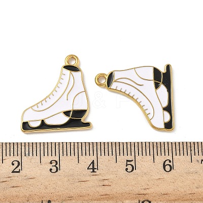 304 Stainless Steel Enamel Pendants STAS-L300-012G-24-1
