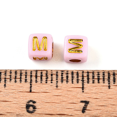Plating Acrylic Beads OACR-N140-01D-M-1