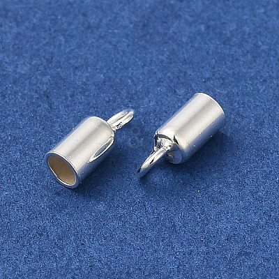 925 Sterling Silver Cord Ends STER-F032-09S-2mm-1