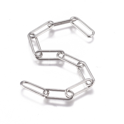 Non-Tarnish 304 Stainless Steel Chains CHS-G017-08P-1