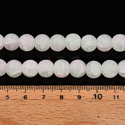 Crackle Glass Beads Strands GLAA-N009-10mm-01-1