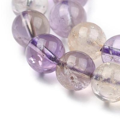 Natural Ametrine Beads Strands G-G462-8mm-06-1