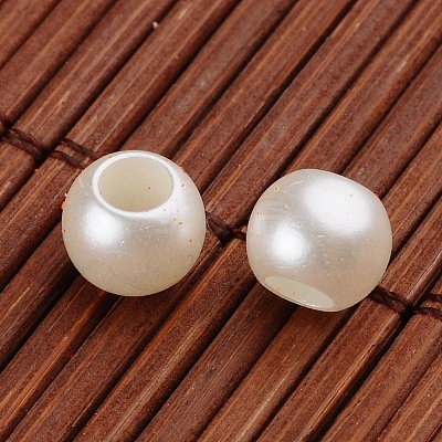 Imitation Pearl Acrylic European Beads OPDL-L010-2901-1